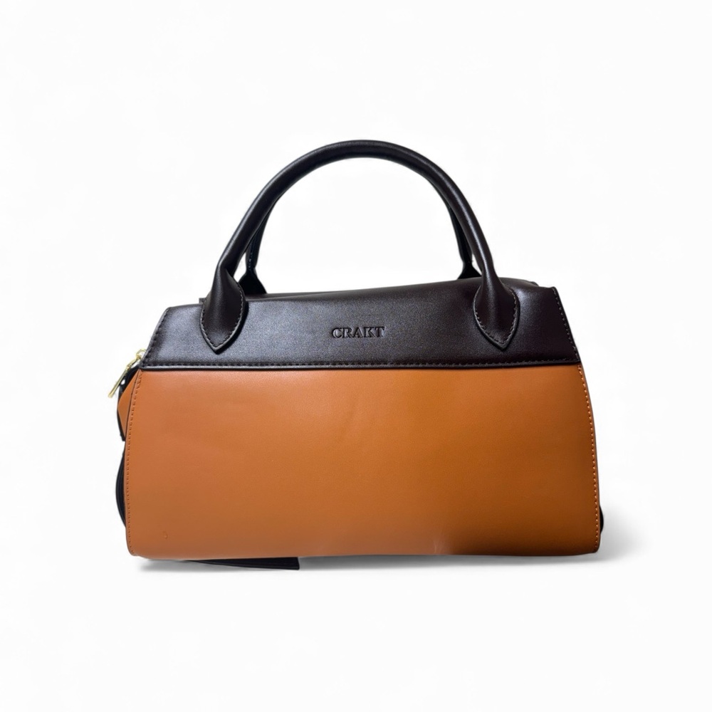 Craft Tan and Brown Women's Satchel